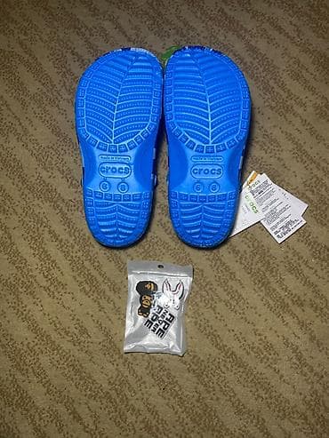 c a: Сабо, 38, Crocs, Новый, цвет - Голубой, Платная доставка — 2