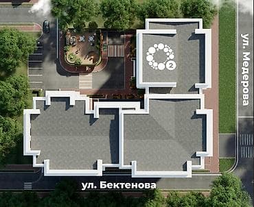 2 комнаты, 80 м², Юнусалиева/Суванбердиева Элитка, 12 этаж, ПСО (под самоотделку) — 2