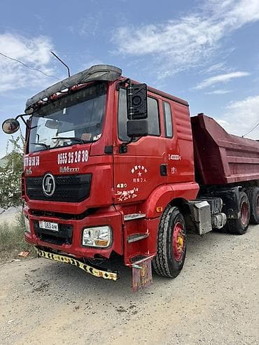 мишалка бетонный: Самосвал Shaanxi (Shacman) красный. Основные характеристики по фото — 1