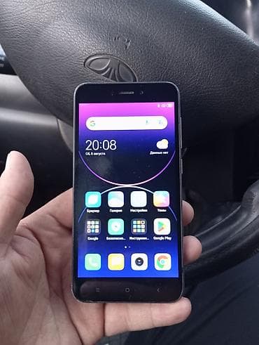 Redmi, Redmi 5, Б/у, 32 ГБ, цвет - Серый, 2 SIM