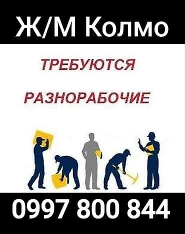 постоянная работа: Требуется Разнорабочий на производство, Оплата: Ежедневно, Без опыта — 1
