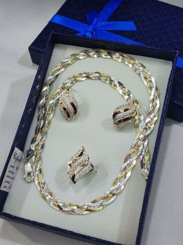 свадебные платья оптом бишкек: Набор украшений, Проба 925, Женские, Новый — 1