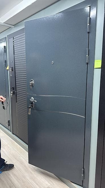 solutions elementary: Двери для домов и квартир, Металлическая, Одностворчатая, цвет - Серый — 2