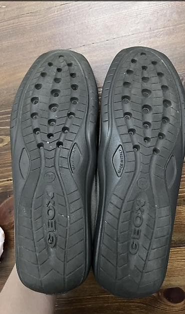 Мокасины и лоферы: Лоферы, 42, Geox, Б/у, цвет - Серый, Самовывоз — 3