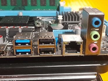 core i3 6100: Материнская плата, Б/у, AFOX, LGA1151 v2, Micro-ATX, Для ПК — 5