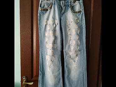 Джинсы и брюки, цвет - Синий, Б/у