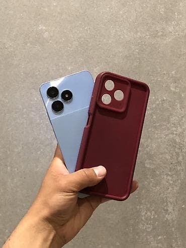 Мобильные телефоны и аксессуары: Realme Note 50, Б/у, 128 ГБ, цвет - Голубой, 2 SIM — 2