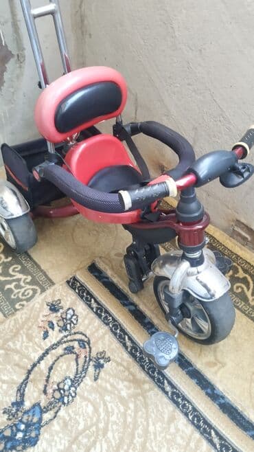 детский трехколесный велосипед: Детский велосипед, 3-колесный, 3 - 4 года, Б/у — 2