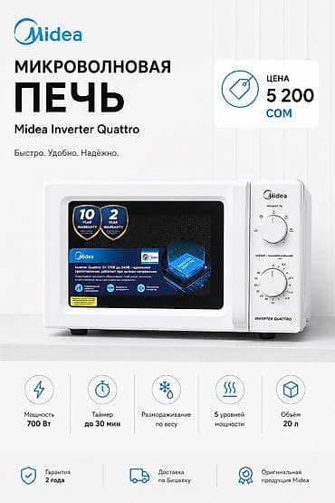 Микроволновка, Новый, Бесплатная доставка