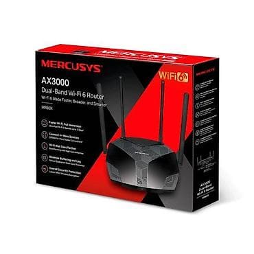 Mercusys MR70X Двухдиапазонный гигабитный Wi‑Fi 6 роутер AX3000 для