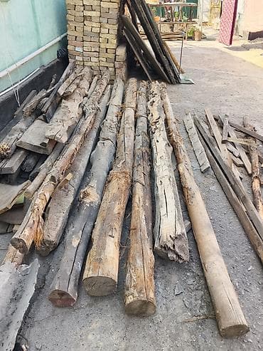 лес брус: Балка стропила 5шт Бревна/стволы для хозяйственных нужд - Порода — 4