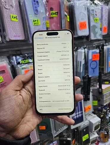 цум телефоны бишкек: IPhone 17 Pro Max, Жаңы, 1 ТБ, Ток сары, Заряддоочу түзүлүш, 100 % — 4