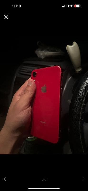 айфон н: IPhone Xr, Б/у, 128 ГБ, Красный, Защитное стекло, Коробка, 79 % — 1