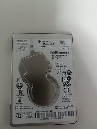 жесткий диск seagate 4tb: Накопитель для ПК, Новый, Seagate, HDD, 1 ТБ, 2.5", Для ПК — 1