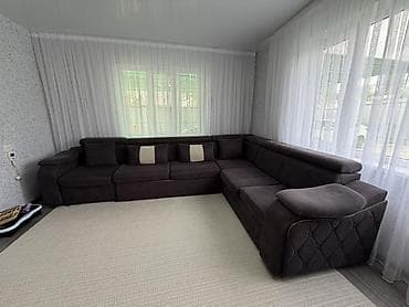 мягкая мебел: Угловой диван, C подушками — 1