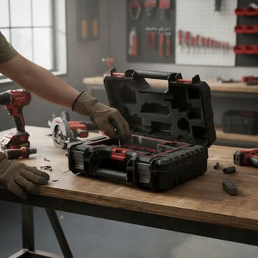 шуруповерт набор: Аккумуляторный шуруповёрт/дрель CROWN в фирменном чемодане — 2