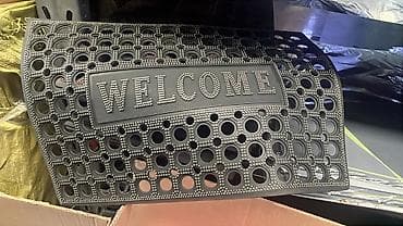 Придверные коврики «WELCOME» - Материал: эластичная резина. - lalafo.kg да Придверные коврики «WELCOME» - Материал: эластичная резина. -