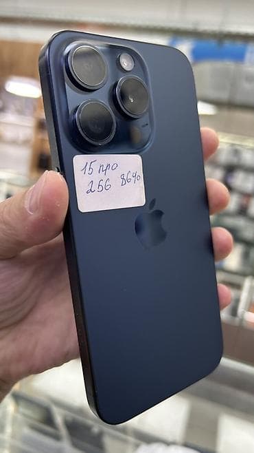 IPhone 15 Pro, 256 ГБ, Blue Titanium, 86 % at lalafo.kg IPhone 15 Pro, 256 ГБ, Blue Titanium, 86 %
