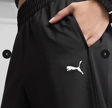 Сырт кийим: Женские спортивные брюки Puma Размер М оригинал новые - Цвет: черный — 1