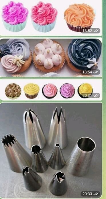 набор кондитера: Отличные кондитерские насадки для создания украшения тортов и — 6