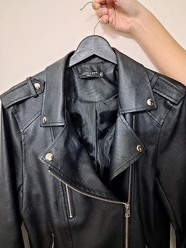 soft shell: Кожаная куртка, Классическая модель, Кожзам, XL — 1