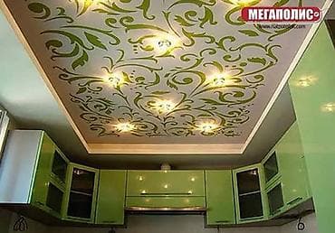 a frame: Натяжной потолок Глянцевое, Матовое, 3D потолки Гарантия, Бесплатная консультация, Бесплатный замер — 6