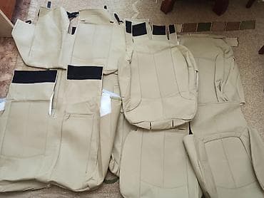 обшивки субару: Чехлы Экокожа, цвет - Бежевый, Subaru, Новый, Самовывоз — 1