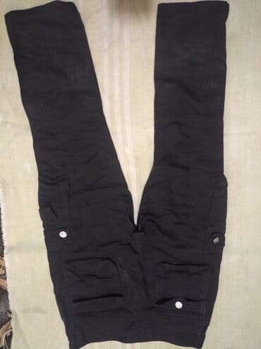 Брюки: Мужские брюки, XS, 2XS, Zara, Б/у, цвет - Черный, Самовывоз — 2