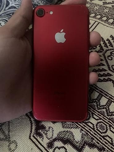 shine systems: IPhone 7, Б/у, 128 ГБ, Красный, 100 % — 2