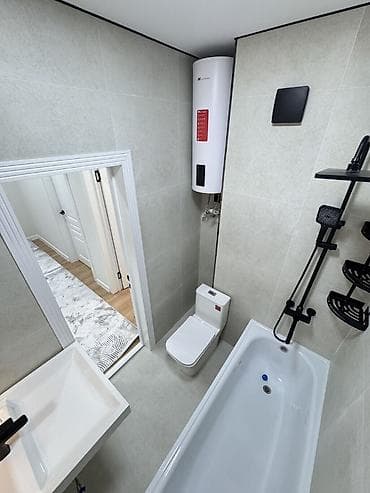 Недвижимость: 1 комната, 38 м², Элитка, Дордой Моторс рынок Элитка, 8 этаж, Евроремонт — 8