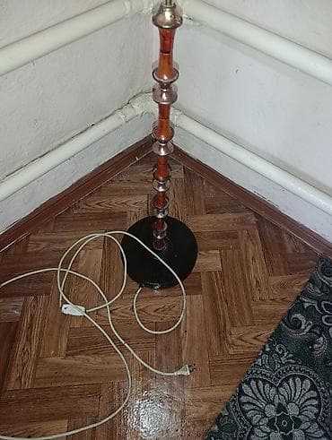 Ички жасалга: Торшер напольный с абажуром из шпагата - Дизайн: абажур на — 3