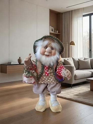 зо: Домовой дедушка — интерьерная игрушка ручной работы Уникальная — 7