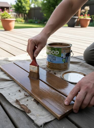 продам чеснок: Защитный красящий состав Extra Wood 3 в 1. Содержит молекулы льняного — 1