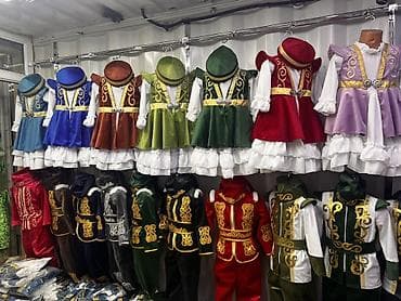 кыргызский национальный костюм для девочек: Национальный костюм, Женский — 3