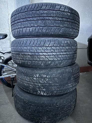 Диски: Шины 275 / 60 / R 18, Лето, Б/у, Комплект, Внедорожные (АТ/МТ), Dunlop — 1