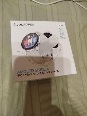 hoco k24: HOCO Watch Y38 — умные часы с AMOLED-экраном 1.43", защитой IP67 и — 1