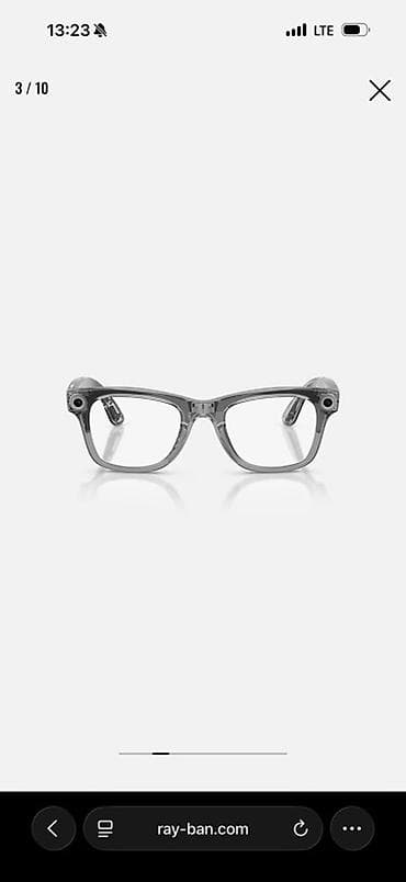 очки rayban meta: Солнцезащитные очки очки, Ray-Ban, Унисекс, Вайфареры — 9