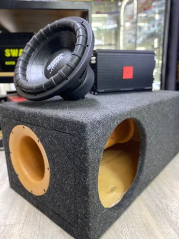 моноблое: САБВУФЕР! Мощный сабовый набор на коробе 70 литров ФАНЕРА! 160 труба с — 1