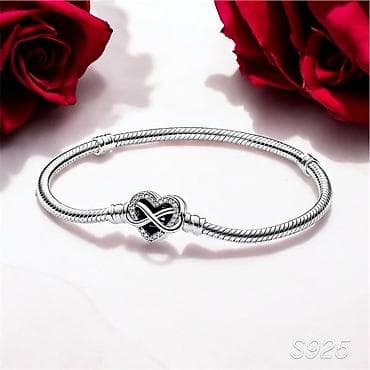 серебро пандора: Браслет, Проба 925, Женские, Новый — 2