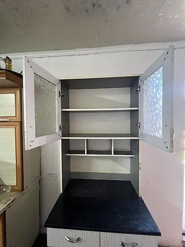 металлический ящик с крышкой: Кухонный шкаф, Напольный, Без мойки — 2