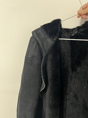 apple magic mouse 2: Длинная женская дублёнка с капюшоном Идеальна для холодной зимы — 2