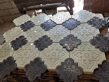 плитка керамическая: Тротуарная плитка, Другая модель, Бетонная, Для двора, Новый — 1