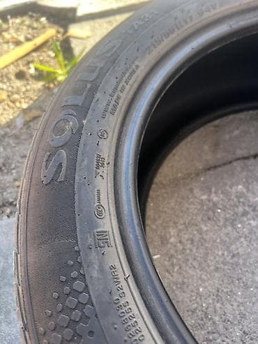 9 r20: Шины 215 / 55 / R 17, Лето, Б/у, Комплект, Легковые, Корея, Kumho — 1