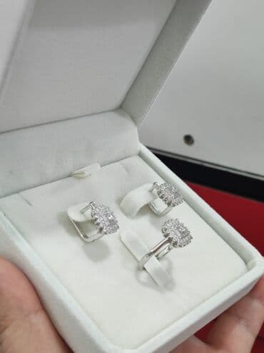 эксклюзивные свадебные пригласительные: Серебряный Набор под Бриллианты Серебро 925 пробы Качество отличное — 8