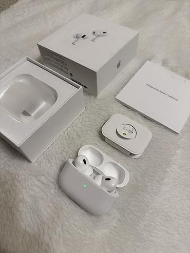 cd changer: Беспроводные вакуумные наушники, Apple, AirPods Pro, Б/у — 3