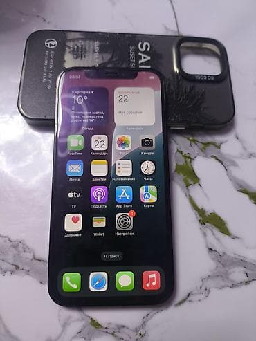 vivo 23: IPhone 12 Pro, Новый, 128 ГБ, Графит, Чехол, 74 % — 6