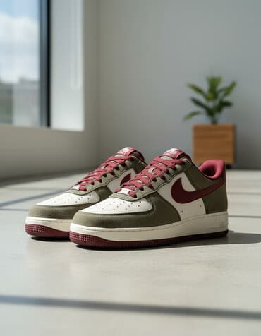 Туфли: Мужские кроссовки, 44, Nike, Новый, цвет - Зеленый, Самовывоз — 1