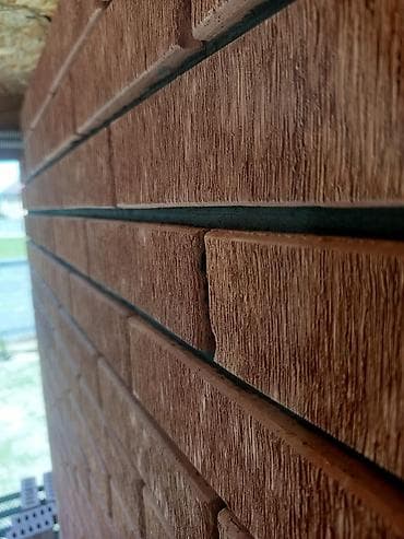 study table: Облицовочная плитка под кирпич для фасада - Материал: тонкая фасадная — 6