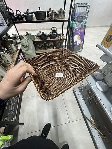 плетенный стол: Корзина, Новый — 6