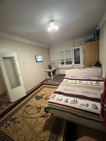 квартиры на долгий срок жибек жолу: 1 комната, 38 м², 105 серия, 4 этаж, Старый ремонт — 4